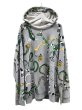 画像1: 【HIRO (現 KIDILL) × さとうかよ ヒロ】コラボ スネークグラフィック総柄プルオーバースウェットパーカー  (1)