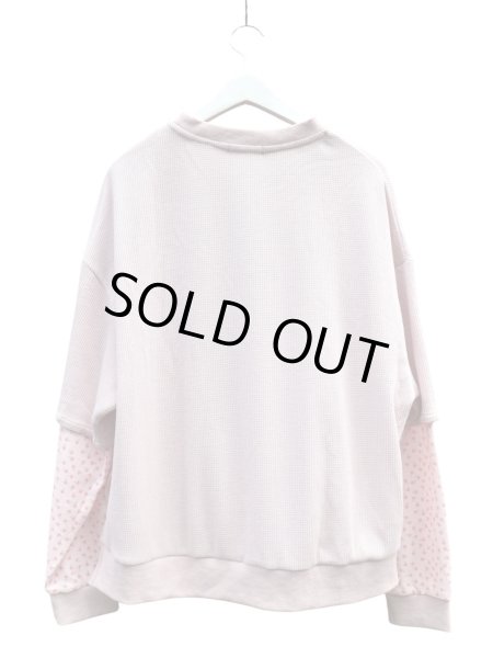 画像2: 【CANDY STRIPPER × たまごっち キャンディストリッパー】ぺぺっち ＆ くちぱっち LAYERED TOPS レイヤードデザインサーマルカットソー (2)