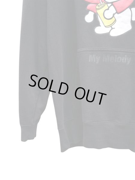 画像4: 【My Melody MEEWEE LAND by MILKBOY マイメロディ ミーウィー ランド バイ ミルクボーイ】PARKER プリントプルオーバースウェットパーカー (4)