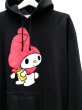 画像3: 【My Melody MEEWEE LAND by MILKBOY マイメロディ ミーウィー ランド バイ ミルクボーイ】PARKER プリントプルオーバースウェットパーカー (3)