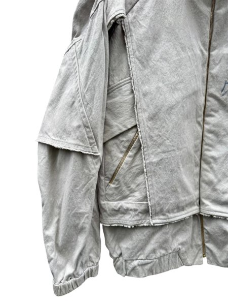 画像3: 【BALMUNG バルムング】ヘビードライ重ねデニムブルゾン  (3)