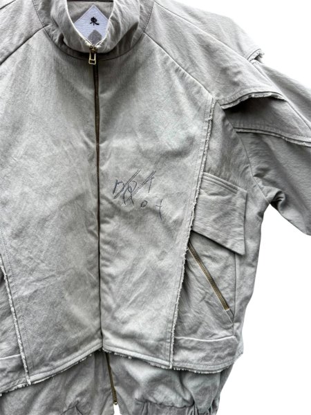 画像4: 【BALMUNG バルムング】ヘビードライ重ねデニムブルゾン  (4)