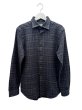 画像1: 【Aquellos Ojos Verdes BISHU アケヨス オホス ヴェルデス ビシュウ】Wide collar shirt チェック柄ウールシャツ (1)