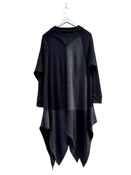 画像2: 【niitu ニーツ】切替デザインデザインロングワンピース (2)