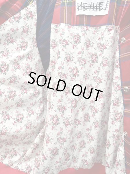 画像7: 【HEIHEI ヘイヘイ】タータンチェック柄 セーラーカラーブルゾン (7)