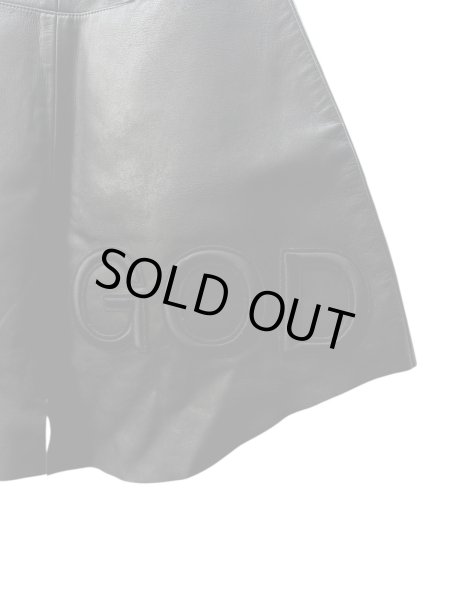 画像4: 【UNDER COVER アンダーカバー】DOG GOD 刺繍 レザースカート (4)