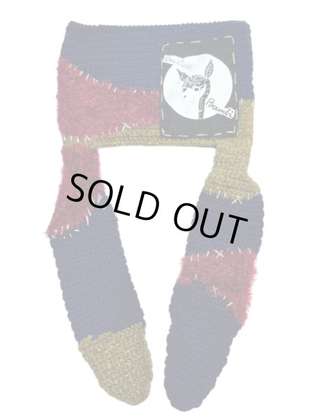 画像4: 【KIDILL × rurumu キディル ルルムウ】WHO KILLED BAMBI HAND KNIT BEANIE コラボ バンビ ビーニー ニットキャップ ニット帽 (4)