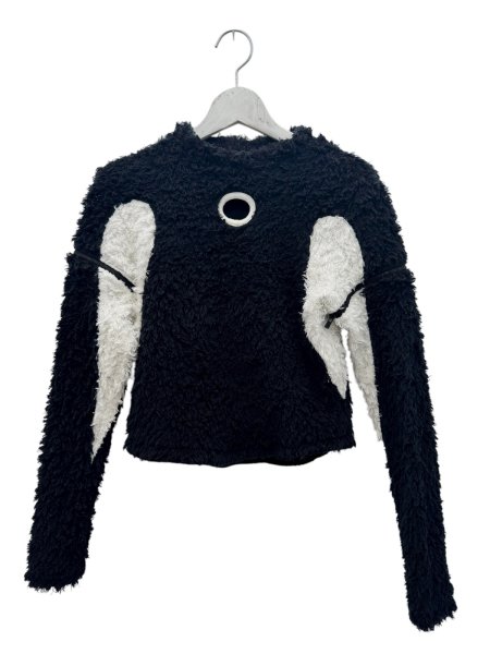 画像1: 【chloma クロマ】トランスフォーム ロングパイルトップス (1)