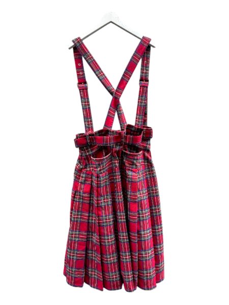 画像2: 【CANDY STRIPPER キャンディストリッパー】NEEDLELIKE PLEATS JUMPER スカート タータンチェック柄 プリーツ ジャンパースカート (2)