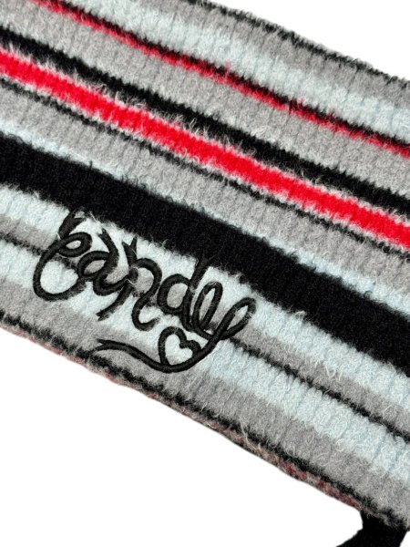 画像2: 【CANDY STRIPPER キャンディストリッパー】LOLLIPOP MULTI BORDER BEANIE ビーニー ニット帽 ニットキャップ (2)