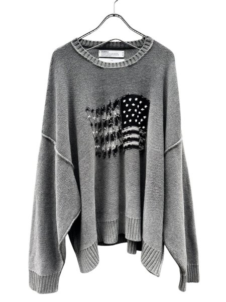 画像1: 【DAIRIKU ダイリク】"American Dream" Inside Out America Knit インサイドアウト ニット (1)