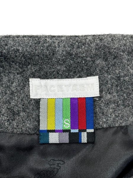 画像6: 【FACETASM ファセッタズム】レイヤードプリーツウールラップスカート (6)