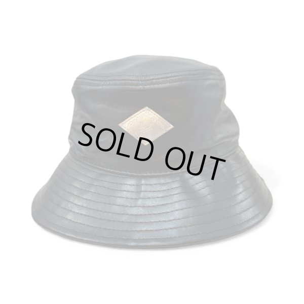 画像4: 【el conductorH コンダクター】LEATHER BUCKET HAT レザーバケットハット 帽子 (4)