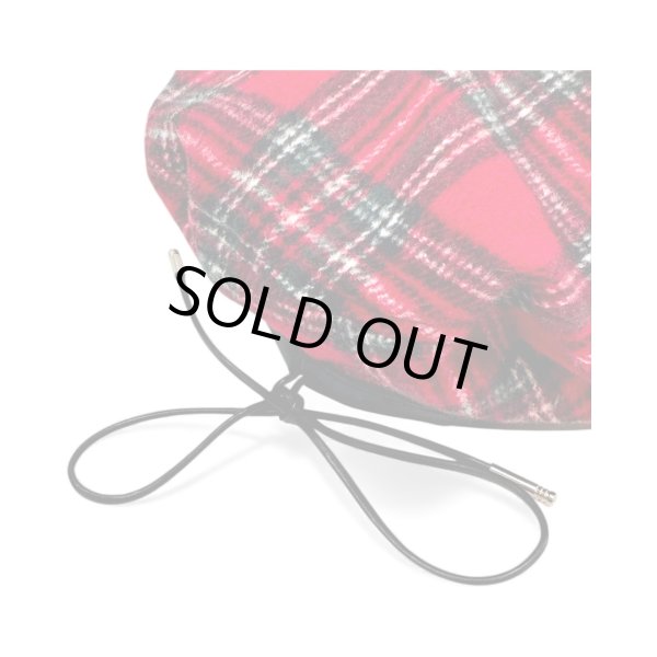 画像7: 【CANDY STRIPPER キャンディストリッパー】CHECK STAGGERED タータンチェック柄 ベレー帽 帽子 (7)