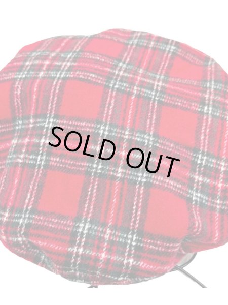 画像5: 【CANDY STRIPPER キャンディストリッパー】CHECK STAGGERED タータンチェック柄 ベレー帽 帽子 (5)