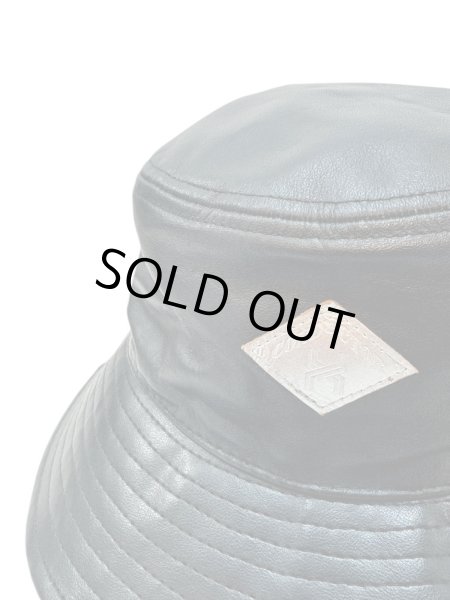 画像5: 【el conductorH コンダクター】LEATHER BUCKET HAT レザーバケットハット 帽子 (5)