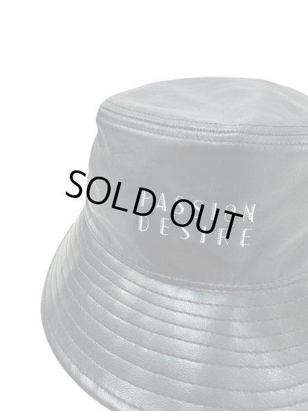 画像3: 【el conductorH コンダクター】LEATHER BUCKET HAT レザーバケットハット 帽子 (3)