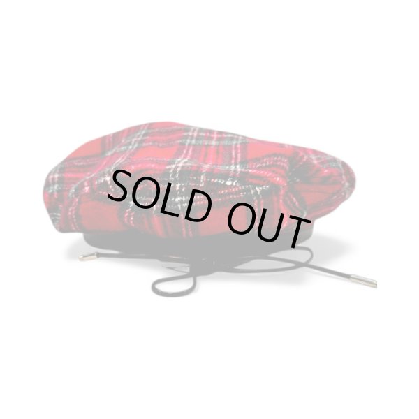 画像3: 【CANDY STRIPPER キャンディストリッパー】CHECK STAGGERED タータンチェック柄 ベレー帽 帽子 (3)