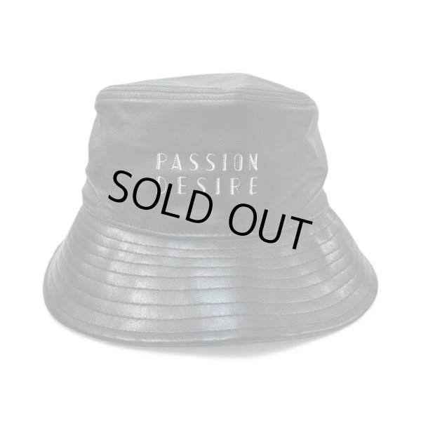 画像2: 【el conductorH コンダクター】LEATHER BUCKET HAT レザーバケットハット 帽子 (2)