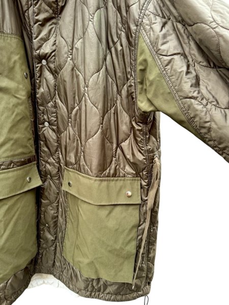画像8: 【ANEI アーネイ】"ABY ST COAT REV" REVERSIBLE MILITARY COAT リバーシブル 中綿 ミリタリーコート (8)