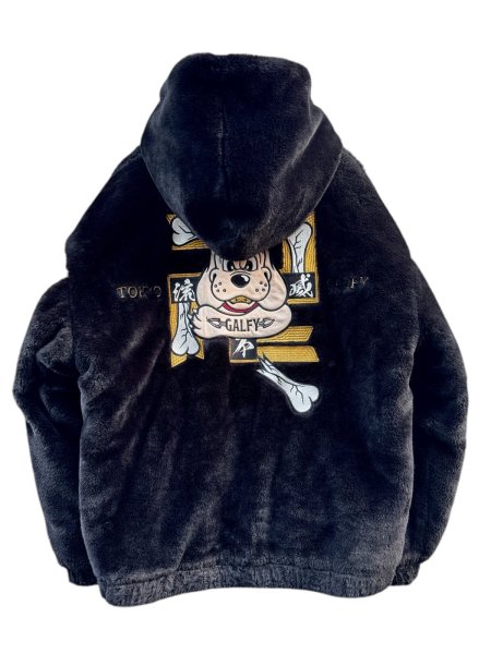 画像2: 【GALFY × 東京リベンジャーズ】コラボ ファーフードジャケット マイキー (2)