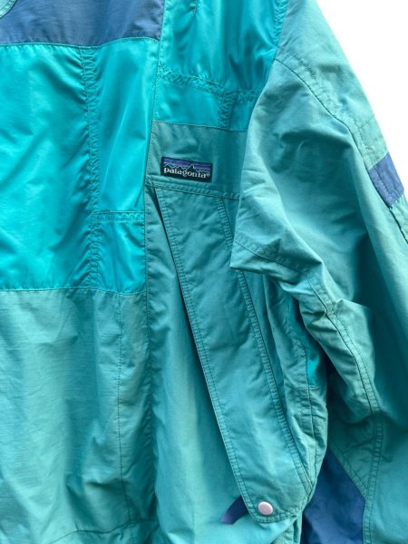 画像7: 【OLD PARK オールドパーク】patagonia パタゴニア リメイク 再構築 MA-1ジャケット フライトジャケット パッチワークブルゾン (7)