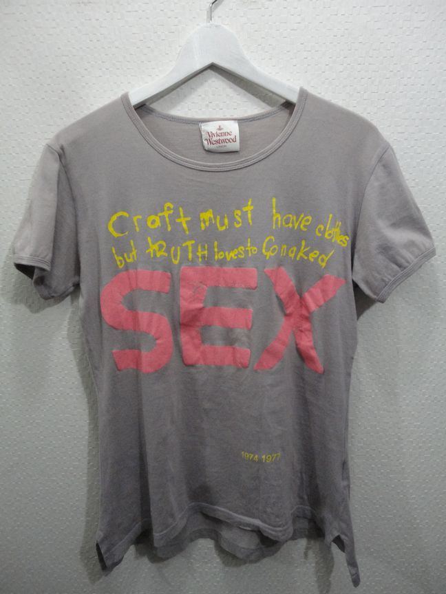 【USED】Vivienne Westwood(ヴィヴィアン ウエストウッド) SEXプリントTシャツ