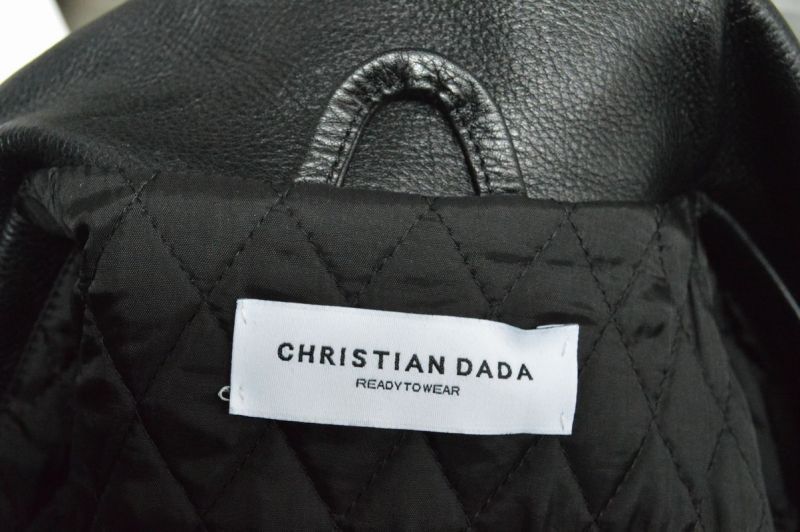【USED】CHRISTIAN DADA(クリスチャンダダ)レザーライダースジャケット