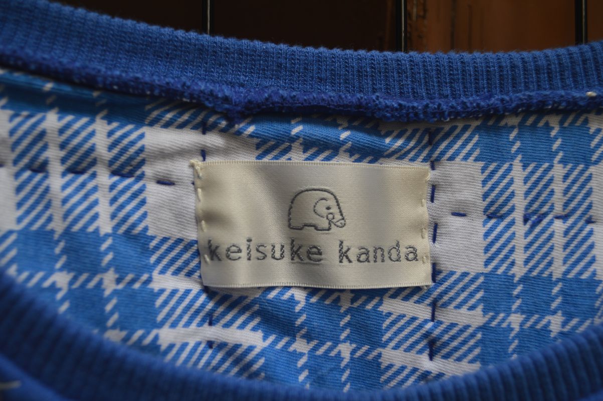 【USED】keisuke kanda(ケイスケカンダ)日の丸手縫いステッチスウェット