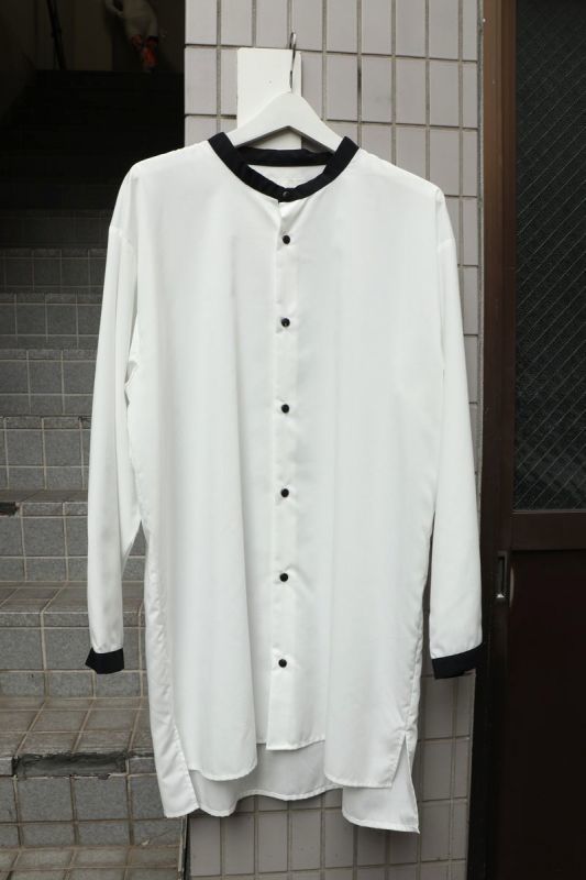 【完売品】0658 黒ロングシャツ