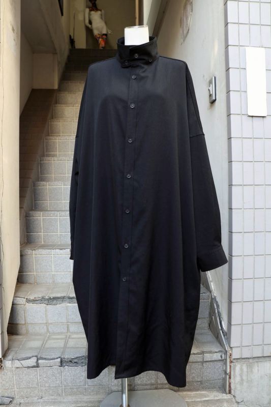 Yohji Yamamoto POUR HOMME ギャバロングシャツ