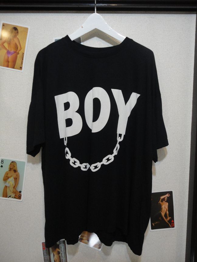 未使用】LONG CLOTHING×BOY LONDON(ロングクロージング×ボーイロンドン)ロゴプリントTシャツ